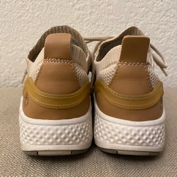 GUC Timberland Women Pink Flyroam Go Knit Chukka Running Walking Sneakers Size 7 - Picture 7 of 9